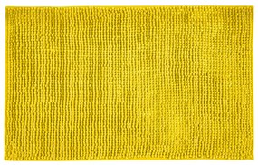 Žltá textilná kúpeľňová predložka 50x80 cm Chenille - Allstar