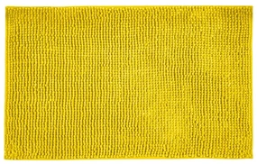 Žltá textilná kúpeľňová predložka 50x80 cm Chenille - Allstar