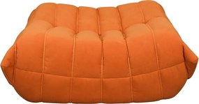Taburet Nua 86 cm zamat oranžový