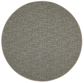 Vopi koberce Kusový koberec Alassio šedobéžový okrúhly - 200x200 (priemer) kruh cm