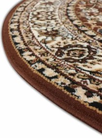 Koberce Breno Kusový koberec PRACTICA kruh 59/DMD, hnedá, viacfarebná,200 x 200 cm