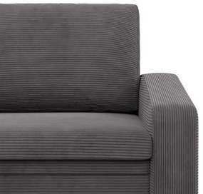 Kreslo ORBIT Poso rozkladacie, tmavosivé