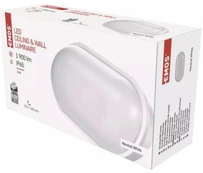 Biele LED stropné svietidlo 14,5x27 cm Qari - EMOS