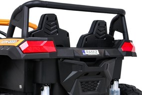 Ramiz Buggy ATV Racing pre 2 deti Zlatá + pohon 4x4 + diaľkové ovládanie + pomalý štart + MP3 LED
