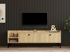 TV stolík/skrinka Bukumi (dub zafírový) . Akcia -19%. Vlastná spoľahlivá doprava až k Vám domov. 1095272