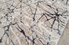 HU Béžový koberec Plush Deluxe Bezovy-mramor Rozmer: 50x80 cm