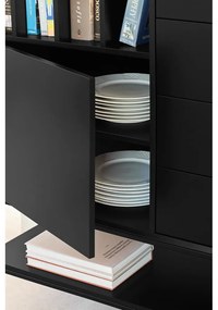 Čierna komoda 166x98x45 cm Platt – Teulat