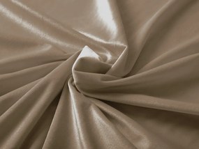 Biante Veľký zamatový oválny obrus Velvet Premium SVP-034 Kávovo hnedý 200x260 cm