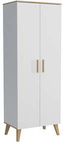 Skriňa Dita + Polička biela/dub sonoma