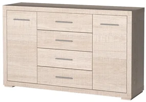 Komoda Vega 03 (dub santana svetlý). Akcia -21%. Vlastná spoľahlivá doprava až k Vám domov. 1055442