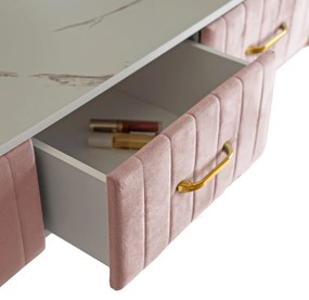 PROXIMA.store - Toaletný stolík SANDY FARBA: ružová