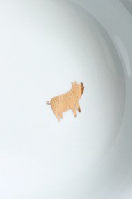 Bella Rose Porcelánová misa Zlaté prasiatko