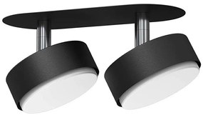Brosline 3261 - Podhľadové bodové svietidlo DROP 2xGX53/9W/230V čierna