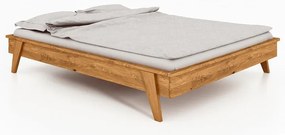 Dvojlôžková posteľ z dubového dreva 200x200 cm Retro - The Beds