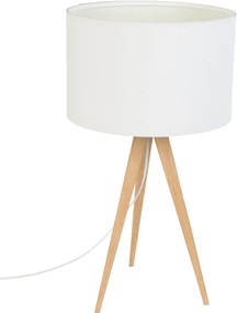 Zuiver Tripod Wood stolná lampa - Biela