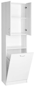 Aqualine Aqualine, SIMPLEX ECO vysoká skrinka s košom 50x180x30cm, SIME510