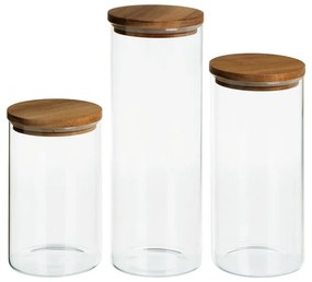 Sklenené dózy na potraviny/na cestoviny v súprave 3 ks – Casa Selección