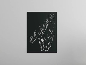 drevko 3D obraz na stenu Cválajúci kôň