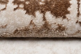 Hnedý koberec v glamour štýle Šírka: 80 cm | Dĺžka: 150 cm