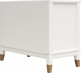 Biely nočný stolík Westerleigh – CosmoLiving by Cosmopolitan