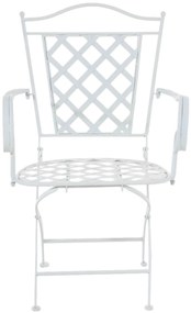 Kovová stolička Adara (SET 2 ks) - Biela