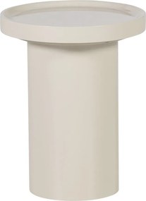 Lesklý okrúhly odkladací stolík ø 40 cm Veluna – WOOOD