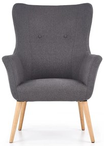 Kreslo Cotto tmavosivý