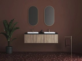 Sapho Sapho, LOREA skrinka s dvojumývadlom 141x46x51,5cm (70+70cm), biela matná, LE070-3131-01