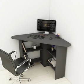 PC stolík Cevendish (Antracit). Vlastná spoľahlivá doprava až k Vám domov. 1072348