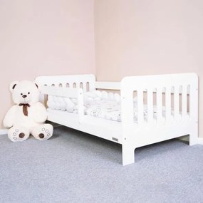 NEW BABY Detská posteľ so zábranou New Baby ERIK 160x80 cm biela
