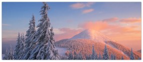 Obraz - Zimná krajina (120x50 cm)