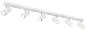 Globo 57911-6DW - Bodové svietidlo ROBBY 6xGU10/35W/230V biela