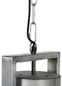 Priemyselné závesné svietidlo sivé 40 cm - Samia Sabo