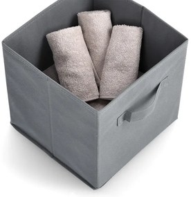 Organizér na oblečenie a spodnú bielizeň 26x26x26 cm, sivý NON-W