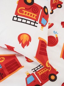 Bavlnená obliečka na vankúš Renforcé 40 × 60 cm - Hasiči