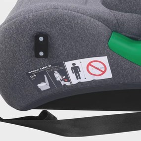 Detský podsedák do auta Cabby 25 sivý
