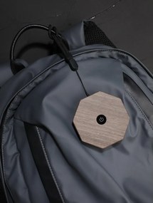 Biela/sivá prenosná svetelná dekorácia na USB ø 8 cm Twist – Gingko
