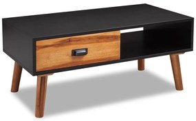Konferenčný stolík z masívneho akáciového dreva, 90x50x40 cm 243173