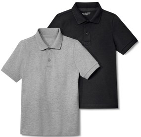 Detské polokošele z bavlneného piké, 2 ks