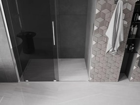 Mexen Velar, posuvné sprchové dvere do otvoru 150 cm, 8mm šedé sklo, chrómová, 871-150-000-41-01