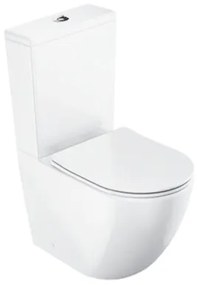 Wc s doskou softclose kombinovaný Ravak Optima vario odpad X01870, 1 ks