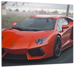 Obraz červeného Lamborghini