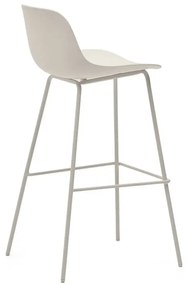 Krémová barová stolička (výška sedadla 74 cm) Altea – Kave Home