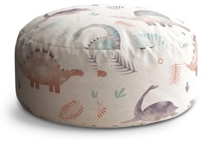 Sablio Taburet Circle Maľované dinosaury: 40x50 cm