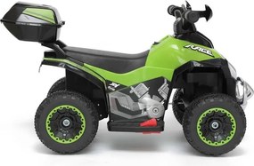 LEAN CARS Elektrická štvorkolka GTS1188-A, LED, hudba, zelená