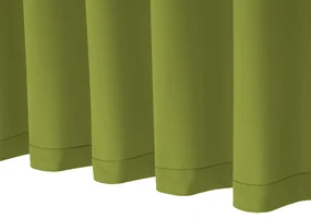 Biante Dekoračný záves Rongo RG-095 Olivovo zelený 140x140 cm