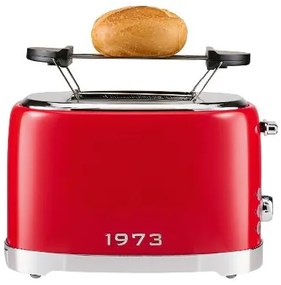 Silvercrest®  Hriankovač Retro 1973, červený + Chlebník Retro 1973, červený  (800010789)