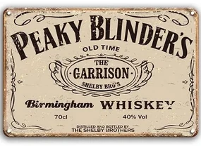 Ceduľa Peaky Blinders Whiskey