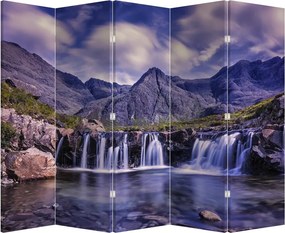 Paraván - Vodopády (210x170 cm)
