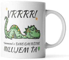 Sablio Hrnek Dinosaurus - 200 ml - espresso